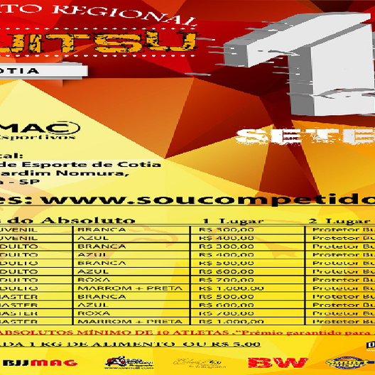 P0202-CAMPEONATO REGIONAL DE JIU JITSU DE COTIA 1 - EDICAO
