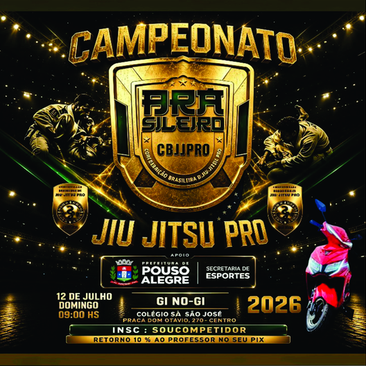 P2674-CAMPEONATO BRASILEIRO DE JIU JITSU PRO 2026 - EDICAO