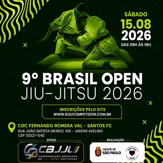 P2806-9º BRASIL OPEN BJJ 2026 - EDICAO