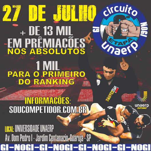 P2280-CIRCUITO UNAERP DE JIU-JITSU GI E NOGI 2 - ETAPA