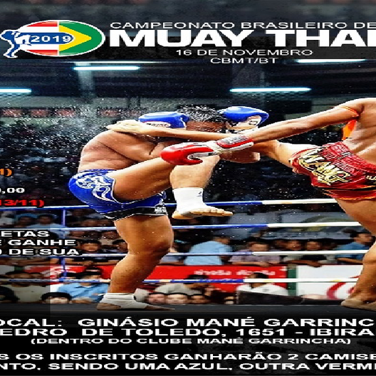 P1098-CAMPEONATO BRASILEIRO DE MUAY THAI 2019 - EDICAO