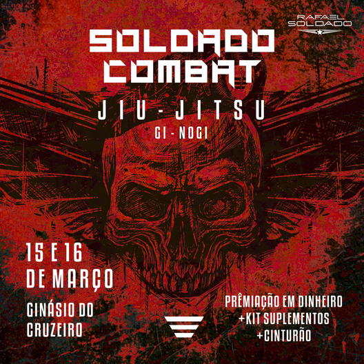 P2291-SOLDADO COMBAT DE JIU-JITSU GI E NOGI FBMMA 2025 - EDICAO