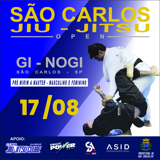 P2410-SAO CARLOS JIU JITSU OPEN 1 - EDICAO