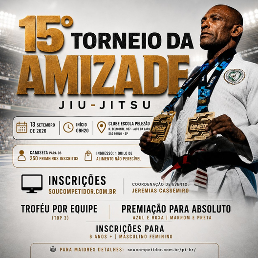 P2706-15º TORNEIO DA AMIZADE 2026 - EDICAO