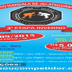 P0144-CIRCUITO MANDALA DE JIU-JITSU/GRAPPLING 3 - ETAPA