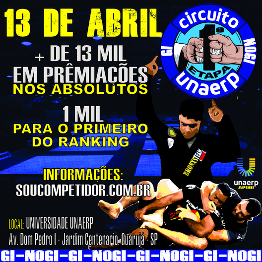 P2279-CIRCUITO UNAERP DE JIU-JITSU GI E NOGI 1 - ETAPA