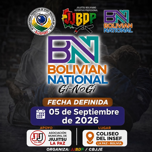 P2687-BOLIVIAN NATIONAL GI E NOGI 2026 - EDICAO