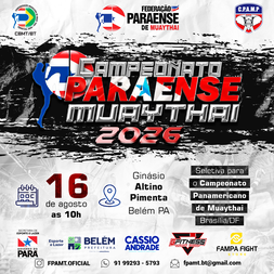 P2736-CAMPEONATO PARAENSE DE MUAY THAI 2026 - EDICAO