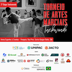 P2829-TORNEIO DE ARTES MARCIAIS TAEKWONDO 2 - ETAPA