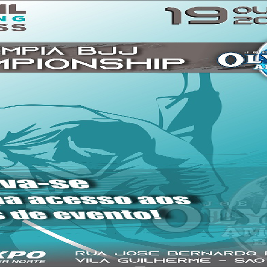 P1065-OLYMPIA BJJ CHAMPIONSHIP 2019 - EDICAO