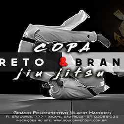 P1375-COPA PRETO E BRANCO JIU-JITSU 1 - EDICAO