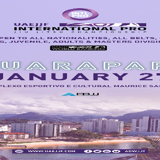 P0803-GUARAPARI INTERNATIONAL PRO JIU-JITSU CHAMPIONSHIP - GI 2019 - EDICAO