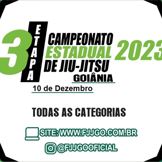 P1940-CAMPEONATO ESTADUAL DE JIU JITSU 3 - ETAPA