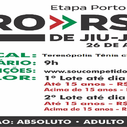 P0761-PRO RS 2018 DE JIU-JITSU 1 - EDICAO