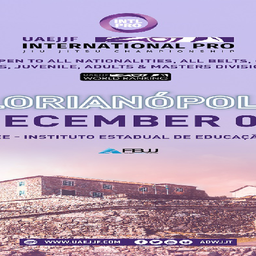 P0802-FLORIANOPOLIS INTERNATIONAL PRO JIU-JITSU CHAMPIONSHIP - GI 2018 - EDICAO