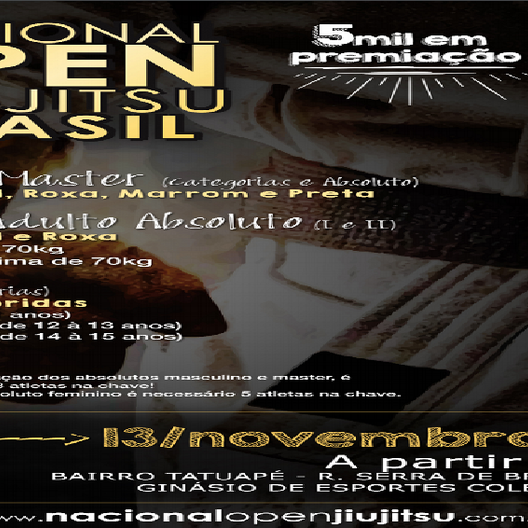 P0325-NACIONAL OPEN JIU JITSU BRASIL 5 - EDICAO