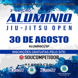 P2822-ALUMINIO JIU JITSU OPEN 2 - EDICAO