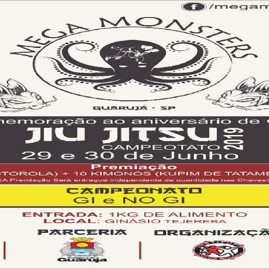 P1012-MEGA MONSTERS CAMPEONATO DE JIU JITSU 1º - ETAPA