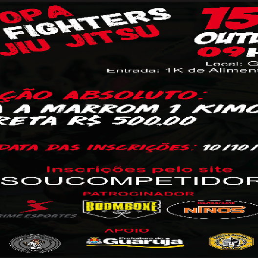 P0347-I COPA SHOW FIGHTERS DE JJ 1 - EDICAO