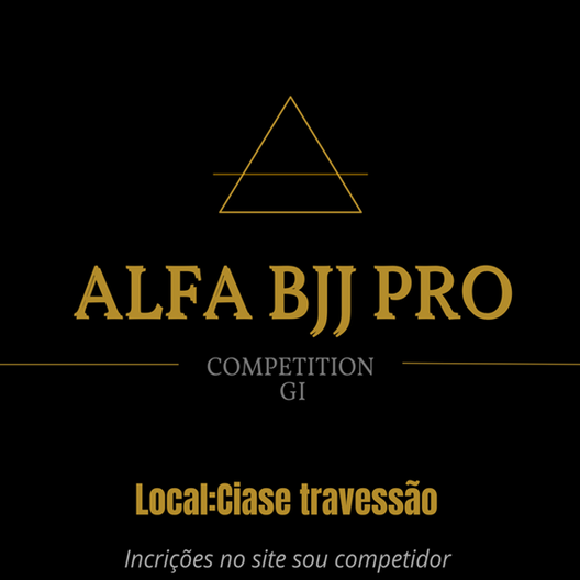 P2174-ALFA BJJ PRO 1 - EDICAO