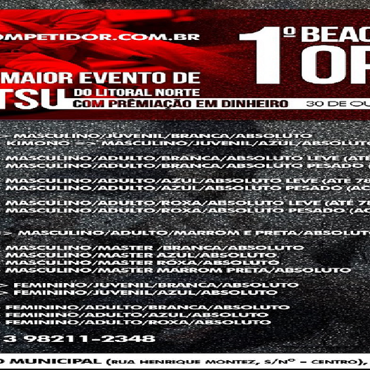 P0295-BEACH CAMP OPEN ### 1 - EDICAO