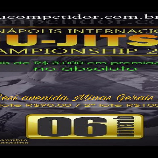 P0350-ANAPOLIS INTERNACIONAL JIU JITSU CHAMPIONSHIP 1 - EDICAO