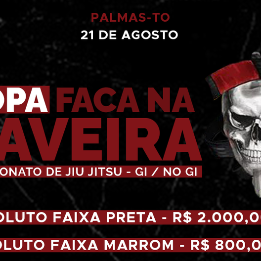 P1525-COPA FACA NA CAVEIRA DE JIU JITSU 2 - EDICAO