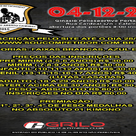 P0356-CAMPEONATO ABERTO CAIEIRAS 1 - EDICAO
