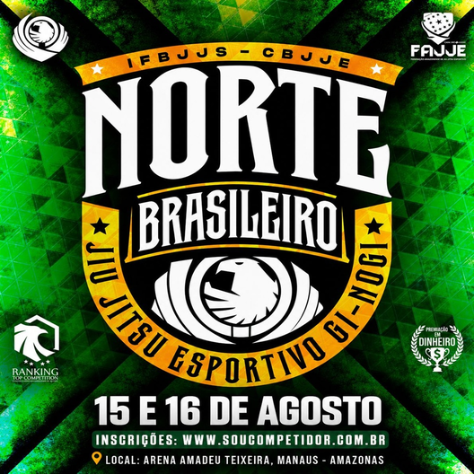 P2741-NORTE BRASILEIRO GI E NOGI DE JIU JITSU ESPORTIVO 2026 – CBJJE/FAJJE 2026 - EDICAO