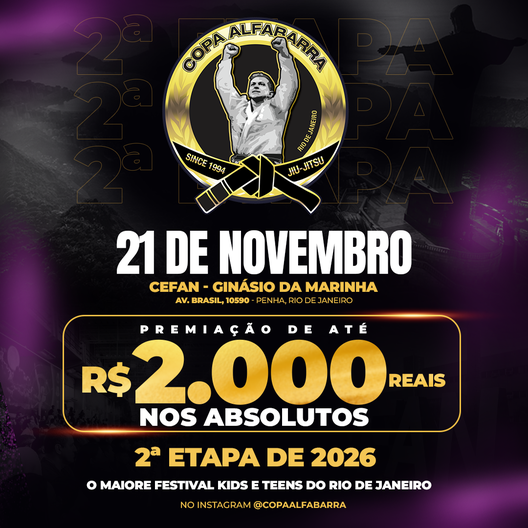 P2831-COPA ALFABARRA DE JIU-JITSU GI & NOGI 2 - ETAPA