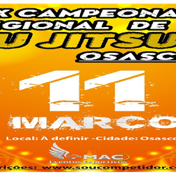P0384-XX CAMPEONATO REGIONAL DE JIU-JITSU SÃO PAULO - ETAPA