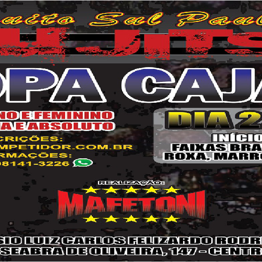 P0754-CIRCUITO SUL PAULISTA DE JIU JITSU CAJATI - EDICAO