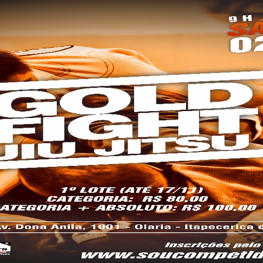 P0502-GOLD FIGHT JIU JITSU @@@ 1 - EDICAO