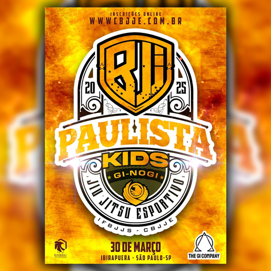 P2233-BJJ PAULISTA KIDS GI E NO GI CBJJE 2025 - EDICAO