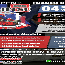 P0284-OPEN FRANCO DA ROCHA JIU JITSU 1 - EDICAO