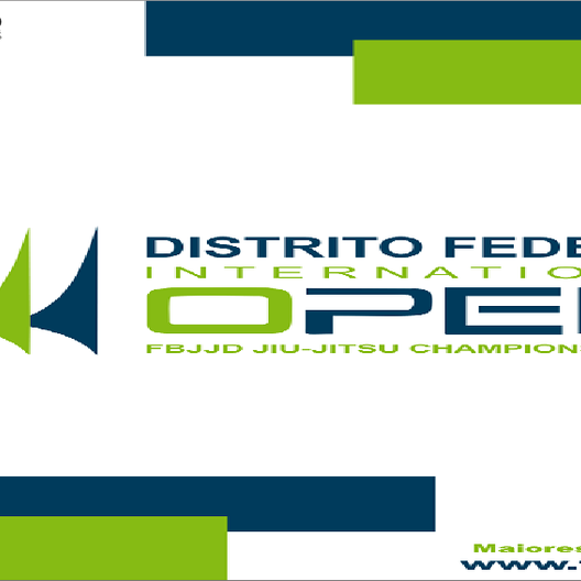 P1099-DISTRITO FEDERAL INTERNATIONAL OPEN 1 - EDICAO