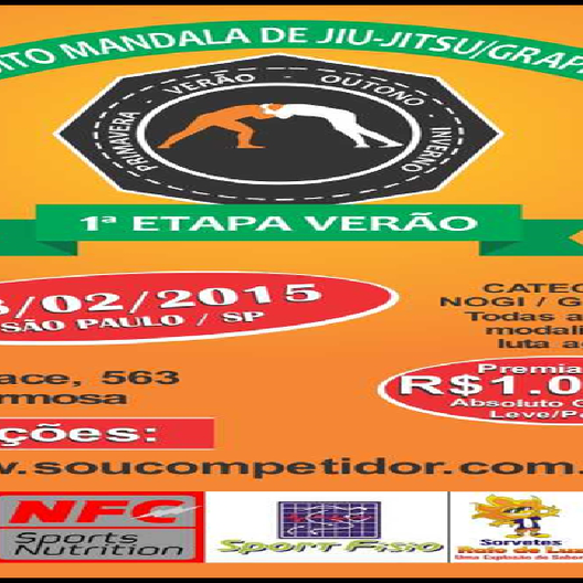 P0076-CIRCUITO MANDALA DE JIU-JITSU/GRAPPLING 1 - EDICAO