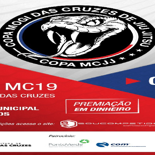 P1046-COPA MOGI DAS CRUZES DE JIU JITSU 2 - EDICAO
