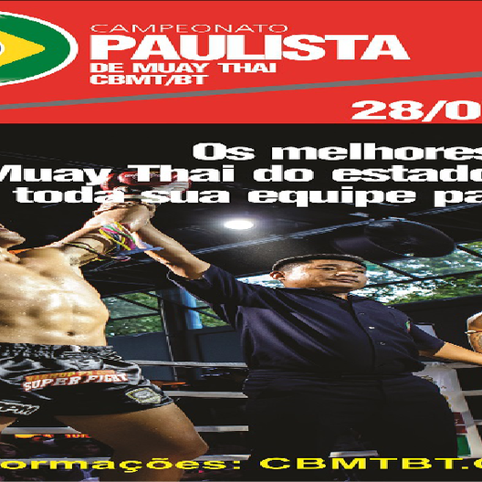 P0731-CAMPEONATO PAULISTA DE MUAY THAI 2018 - EDICAO