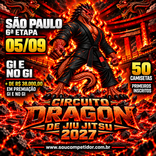 P2886-CIRCUITO DRAGON DE JIU-JITSU #6 ETAPA 2027 - EDICAO