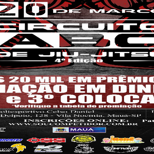P0194-CIRCUITO ABC DE JIU-JITSU 4 - EDICAO