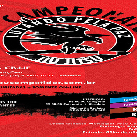 P0147-CAMPEONATO LUTANDO PELA PAZ 1 - EDICAO