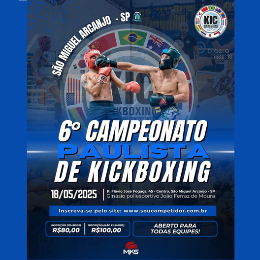 P2319-CAMPEONATO PAULISTA DE KICKBOXING 6 - EDICAO