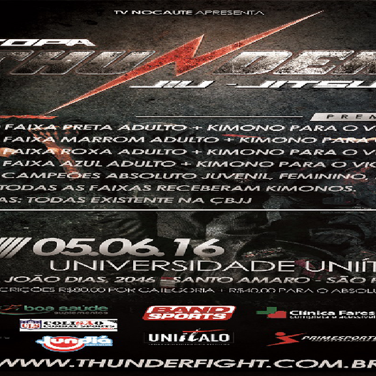 P0253-COPA THUNDER DE JIU JITSU 1 - EDICAO