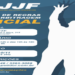 P0562-CURSO DE REGRAS E ARBITRAGEM IBJJF 2017 - EDICAO