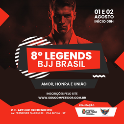 P2796-8º LEGENDS BJJ BRASIL 2026 - EDICAO