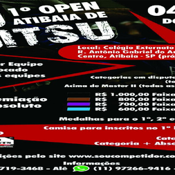 P0348-OPEN ATIBAIA DE JIU-JITSU 1 - EDICAO