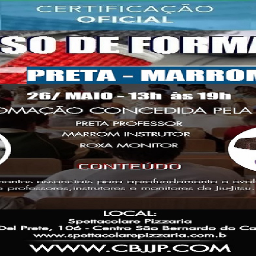 P0702-CURSO DE FORMACAO @@@ 2018 - EDICAO