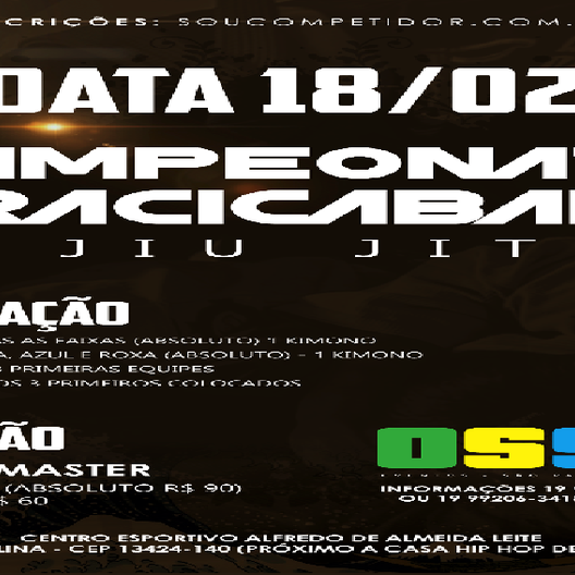 P0624-CAMPEONATO PIRACICABANO DE JIU JITSU 1 - EDICAO
