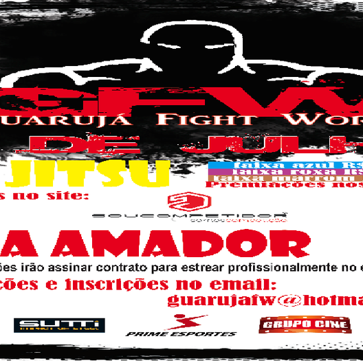 P0273-GFW GUARUJA FIGHT WORLD 1 - EDICAO
